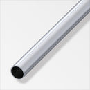 Tubo Redondo 23. 5 Mm Largo 100 Cm Decorativo Plateado
