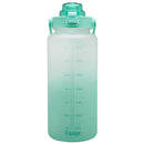 Botella de agua con medidas y horario 2l color surtido