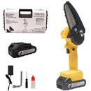 Mini Motosierra Inalambrica 4 Pulg 21 V Bateria Y Cargador