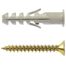 Tarugo Nylon SA8mm + Tornillos 5x45mm 25 unidades