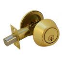 Pomo y cerrojo para puerta de acceso bronce