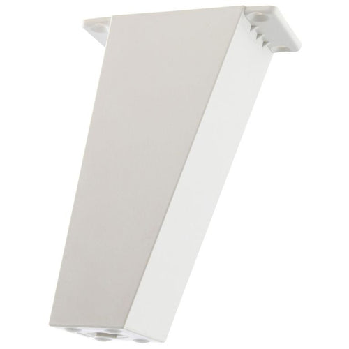 Pata inclinada abs blanca 120 mm