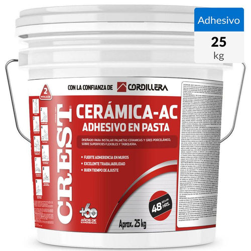 Adhesivo Ceramica Muro Superficie Flexible 25 Kg