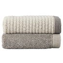 Set De Toallas Visita 500 Gr Algodon 40X70 Cm Gris