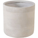 Macetero Fibra Line Sand 24X24