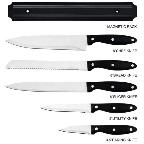 Set Cuchillo Multiuso 5 Unidades Acero Inoxidable