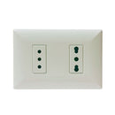 Enchufe 10A+10/16A S17 Bco