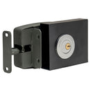 Cerradura Corredera y Abatir con Caja GR BT Cerradura de acceso Sobreponer Negro