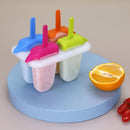 Set De 4 Moldes Para Helado Casa Bonita Multicolor 600 Ml