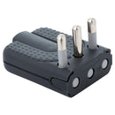 Enchufe Macho Volante Articulado 2P+T 16 A Gris