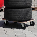 Rueda giratoria plast. 35kg..