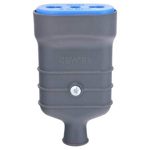 Enchufe Hembra Volante 2P+T 10 A 16 A Negro