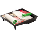 Kit Pintura Interior Bandeja Rodillo 18 Cm Brocha Cobertor