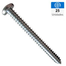 Tornillo Roscalata Metal 1-1/2 Pulg 6 Mm 25 Unidad(Es)