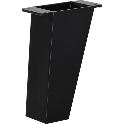 Pata inclinada abs negra 120 mm