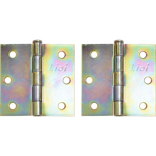 Set Bisagras L84 3"x3" Zincado 2 un