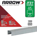 Grapa 3/8 10Mm Tj21/T27 1000U.
