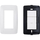 Interruptor triple 9/32 10 A Blanco