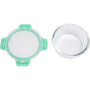 Contenedor de Alimento Redondo con Tapa Clip Vidrio 950 ml