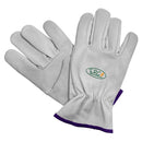 Guante Superv T De Cuero Talla Unica Blanco