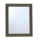 Espejo Decorativo Forma Rectangular 69x84 cm Negro Geo