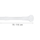 Barra extensible 75 a 115 cm aluminio..