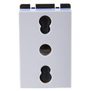 Modulo Tomacorriente 16 A Blanco