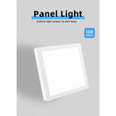 Pack 2 Panel Led Sobrepuesto Cuadrado Blanco 18W Luz Fria
