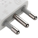 Enchufe Macho Volante 16A 2P+T Blanco