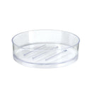 Pack 3 dispensador+vaso+jabonera transparente