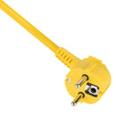 Extension Electrica Shuko 16A 4 Toma(S) 10 M Amarillo