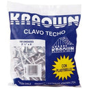 Clavo para techo 2 1/2 bolsa 100 unidades.