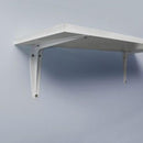 Soporte escuadra para repisa metal 25x30 cm blanco
