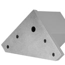 Pata cuadrada abs aluminio mate 40x60 mm