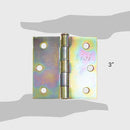 Set Bisagras L84 3x3 Zincado 2 un