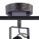 Barra Led Cazo 3 Luces Metal Negro