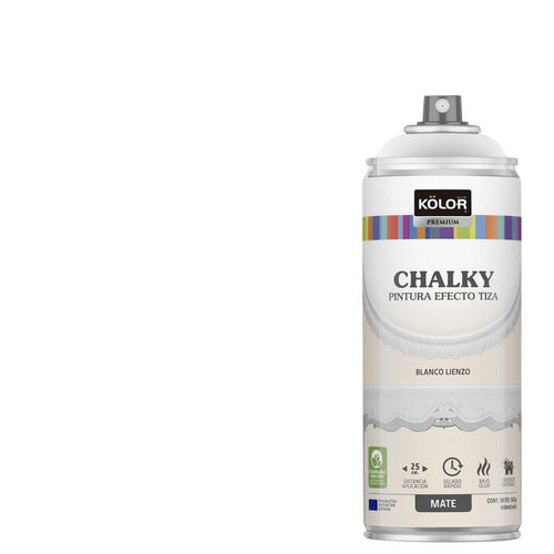 Pintura Tizada Chalky Spray 0.4 l Mate blanco