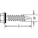 Tornillo Autoperforante Madera 2 10 mm 100 unidad(es)