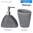 Dispensador De Jabon Piedra Gris