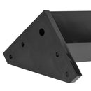 Pata cuadrada abs negra 40x100 mm