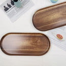 Bandeja Melamina Rectangular 44.8x20.5 cm Madera, Negro