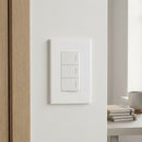 Interruptor triple 9/32 10 A Clio Blanco