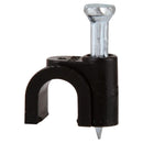 Grampa Cordon Coaxial Diametro 6,0 Mm,Rg59 - Negro 20 U.