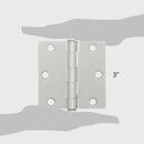 Set Bisagras L88 3x3 Satinado 3 un