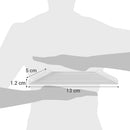 Soporte lateral para repisa acero 5 cm blanco