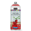 Pintura Esmalte Base Agua Spray 0.4 l Brillante rojo.