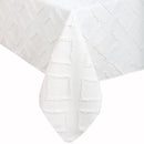 Mantel Cuadrada 180X180 Cm Jacquard Blanco