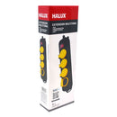 Alargador 4 Toma(S) 1.5 M Negro/Amarillo