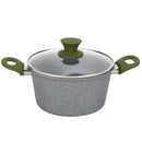 Olla de Aluminio 20 cm 2.7 l Gris Marble
