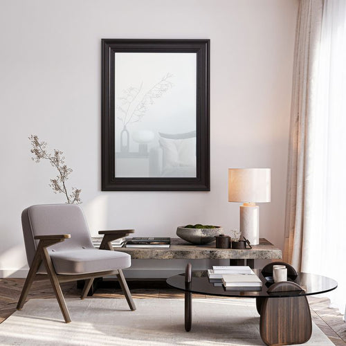 Espejo Deco 78X108 Negro Pdq
